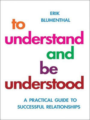 To Understand and be Understood - ebook